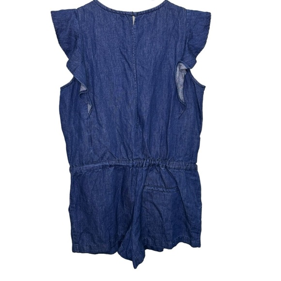 Levi's Kaede Linen Cotton Blend Romper Size Medium NWT - Picture 2 of 11